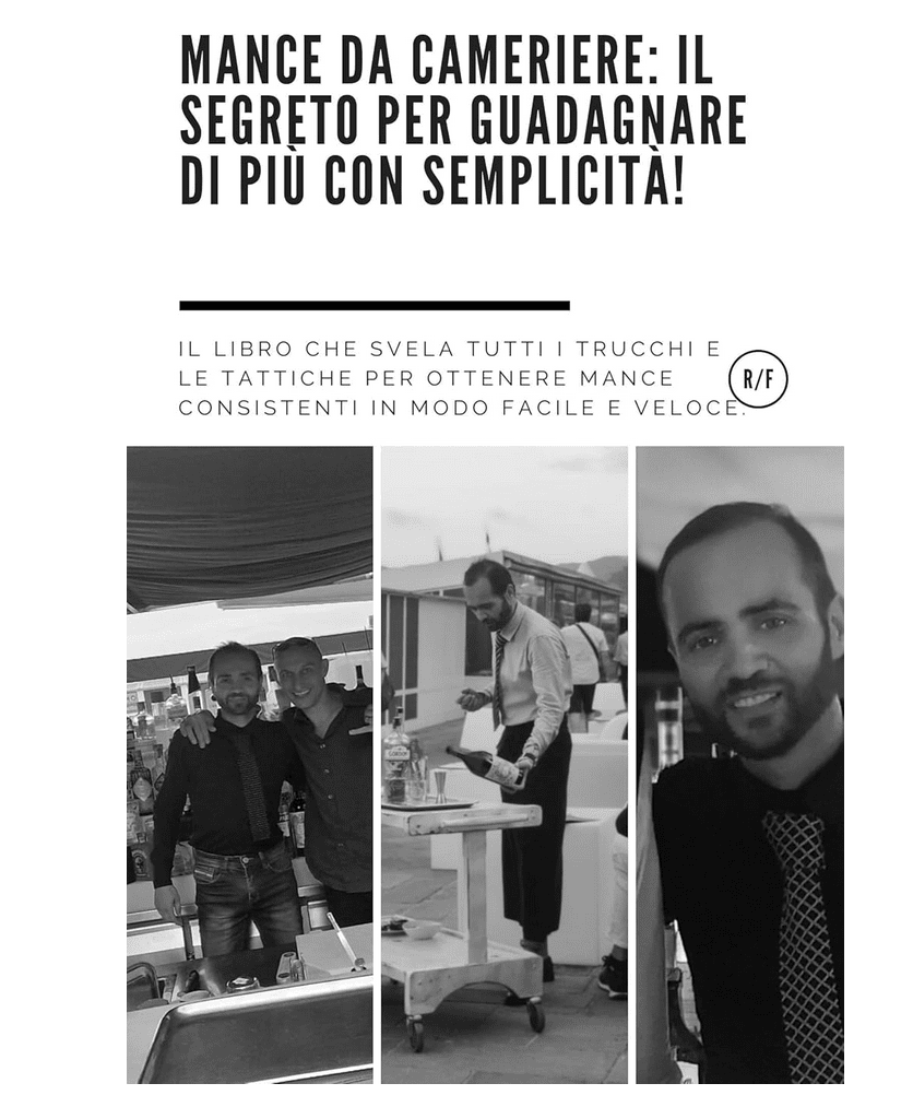 Copertina Libro: Mance Camerieri Il Segreto per Guadagnare con Semplicità